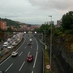 Imagen de las retenciones provocadas por el accidente | Fuente: Cuenta de X @trafikoaEJGV