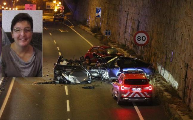 Rosa María Echeverria Lizaso, la mujer fallecida en el accidente de Zizur. CEDIDA / JAVIER BERGASA