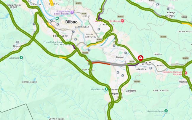 Lugar del accidente | Fuente: Bizkaimove