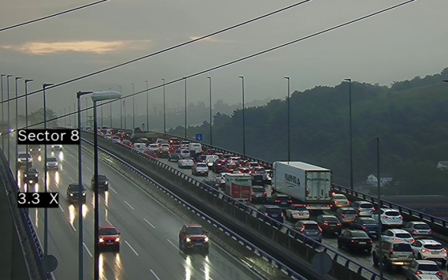 Retenciones en el Puente de Rontegi. TRAFIKOA X