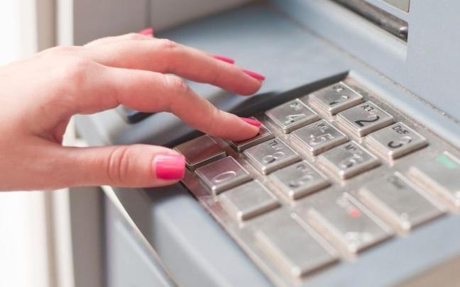 Imagen de archivo de un cajero automático de una entidad bancar