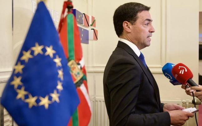 Pradales, durante sus declaraciones en Bruselas.