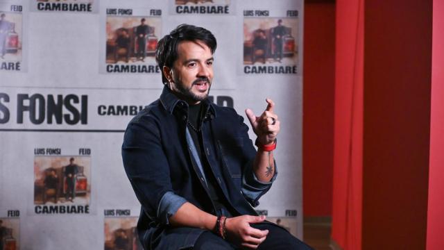El cantante Luis Fonsi, durante una entrevista.