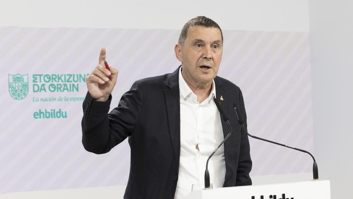 El coordinador general de Eh Bildu, Arnaldo Otegi.