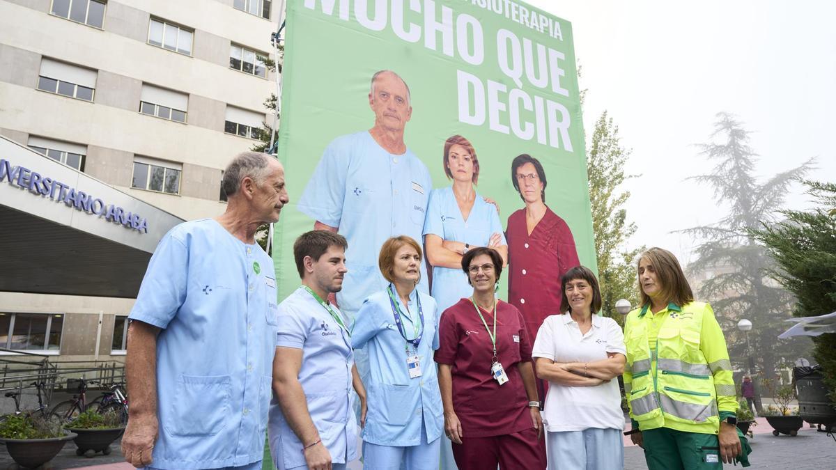 Personal de Osakidetza protesta por la difícil situación que atraviesan las emergencias en Euskadi