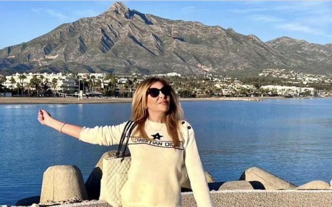 Ana Obregón en uno de sus viajes en Instagram. Ana Obregón en uno de sus viajes en Instagram.