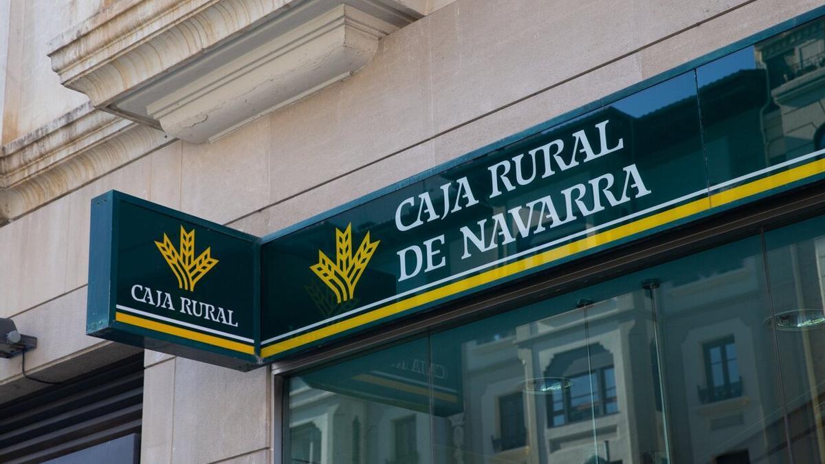 Oficina de Caja Rural de Navarra en Pamplona.