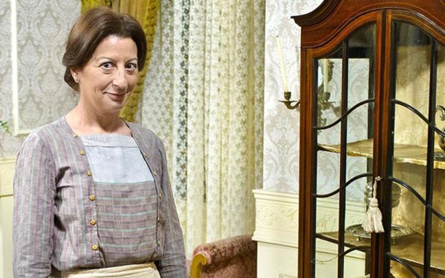 Aurora Sánchez como Paciencia en la serie 'Acacias 38'.