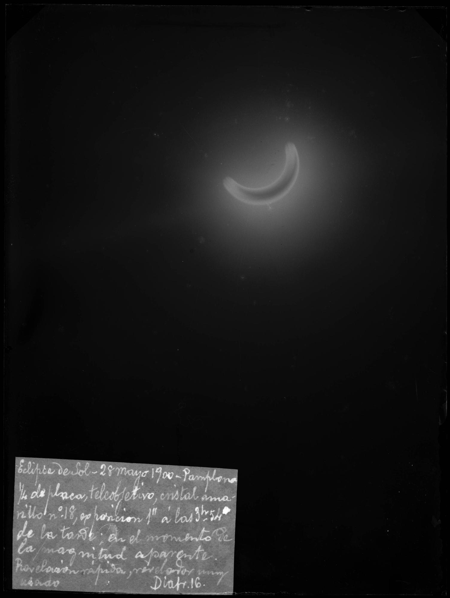 El eclipse de 1905.