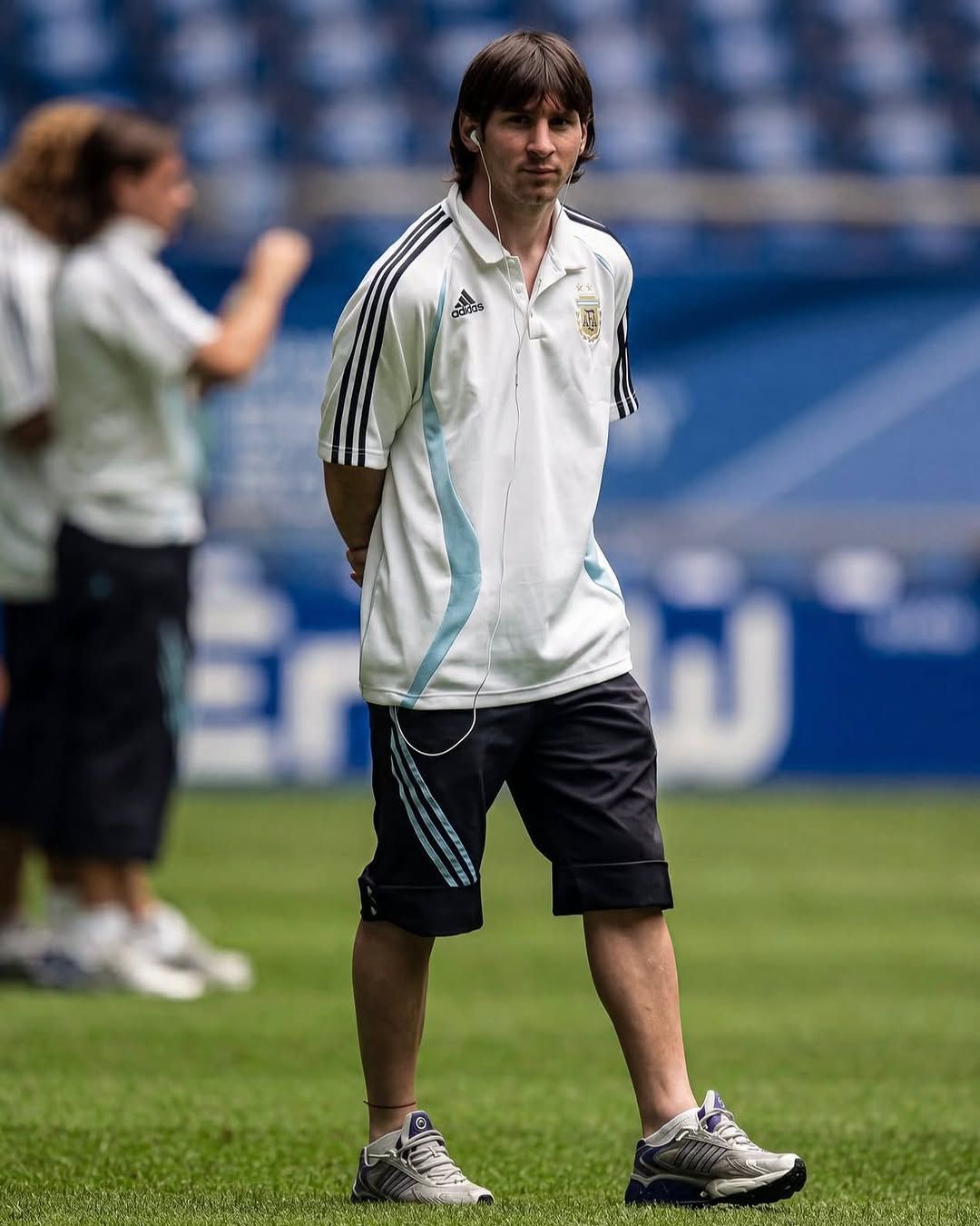 Messi solo tenía 20 años cuando se hizo el reportaje. En la imagen, concentrado con la selección argentina en 2006.