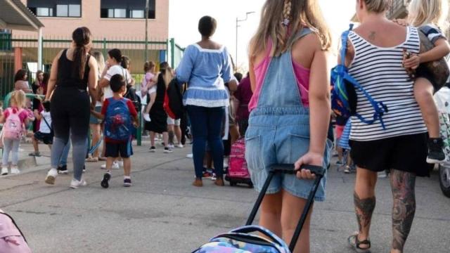 Niños en la vuelta al cole