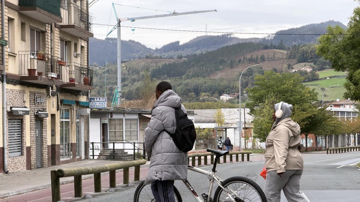 Obras de mejora de la seguridad en el bidegorri entre Traña y Astola