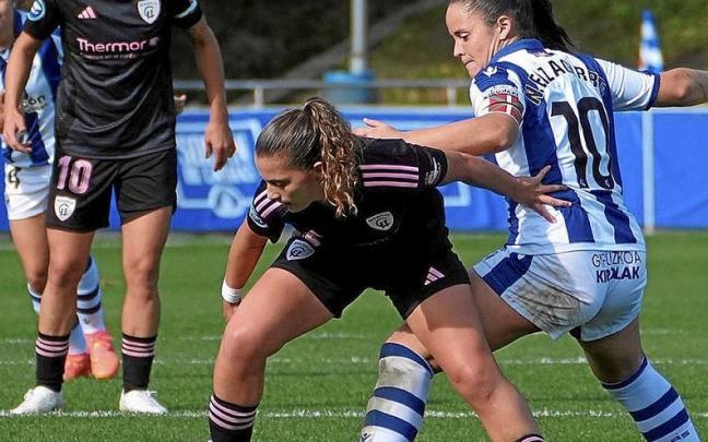 Nerea Eizagirre adelantó a las realistas ante el Madrid CFF. | FOTO: N.G..