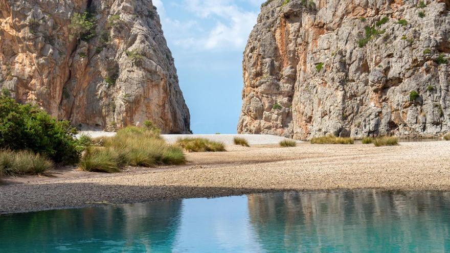 La boca del Torrent de Pareis.