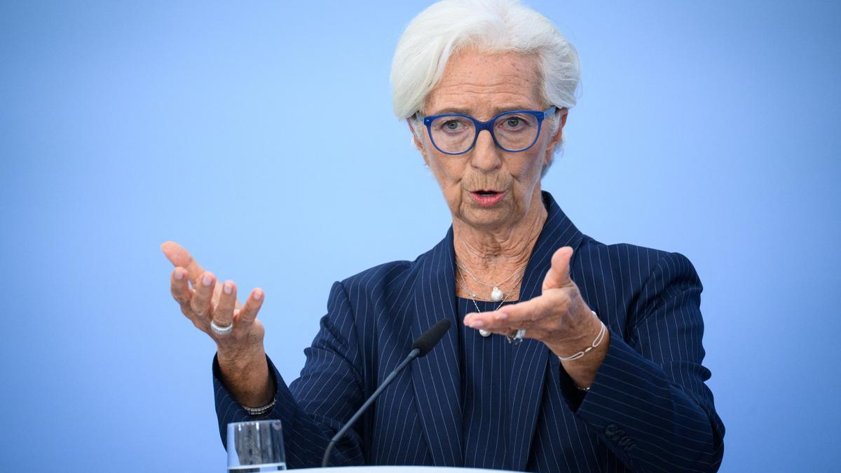 Christine Lagarde, presidenta del BCE.