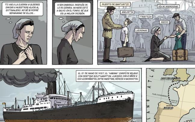 Oskar Gorroño lleva más de 40 años dibujando.