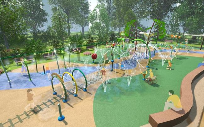 Infografía que muestra el aspecto general del parque / N.G. Infografía que muestra el aspecto general del parque