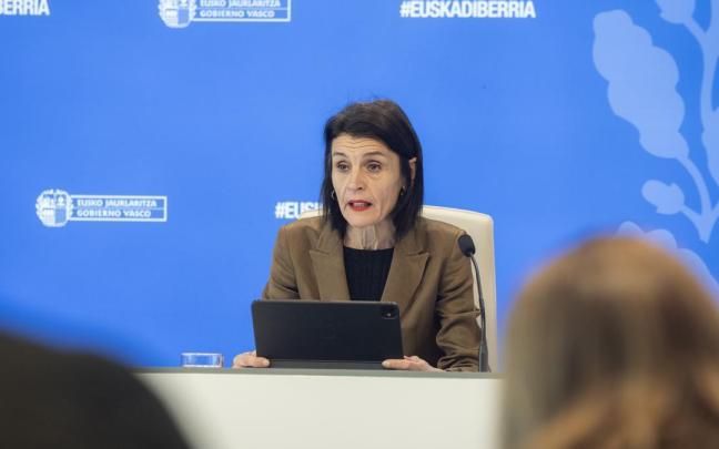 La consejera de Políticas Sociales del Gobierno Vasco, Nerea Melgosa