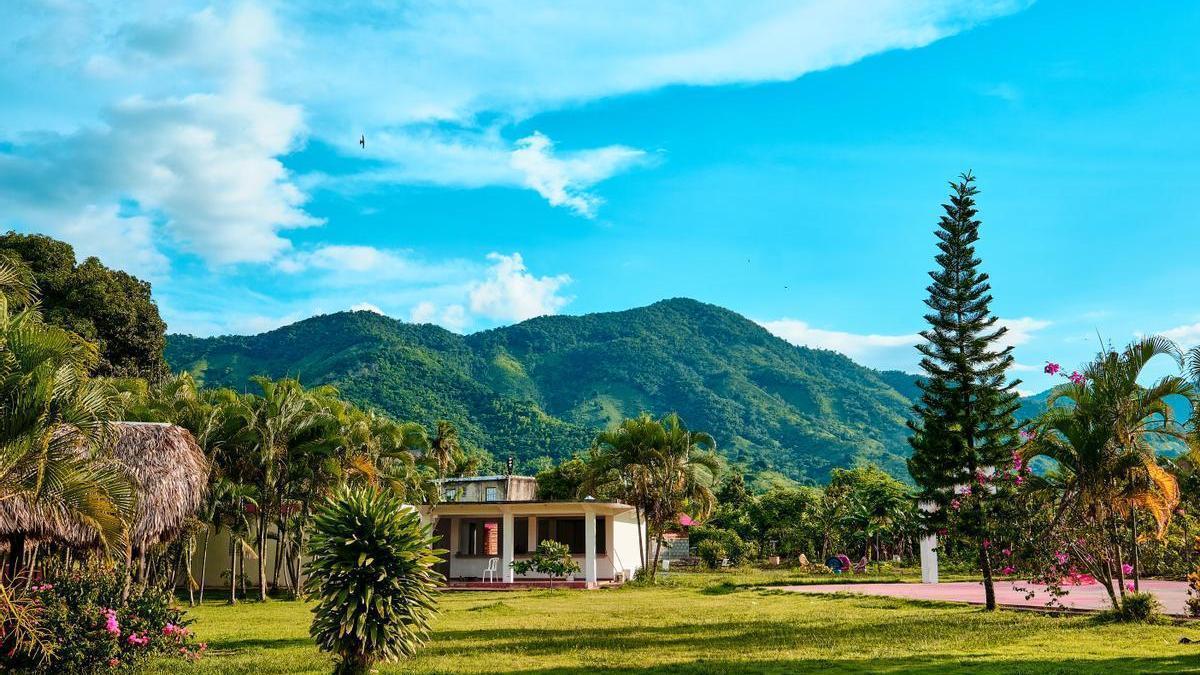 Un paisaje del sur de la República Dominicana.