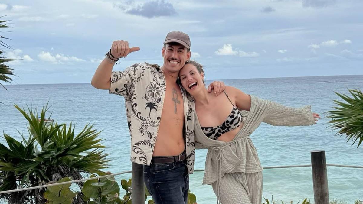 Jessica Bueno y Luitingo durante sus últimas vacaciones románticas en la Rivera Maya.