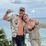 Jessica Bueno y Luitingo durante sus últimas vacaciones románticas en la Rivera Maya.