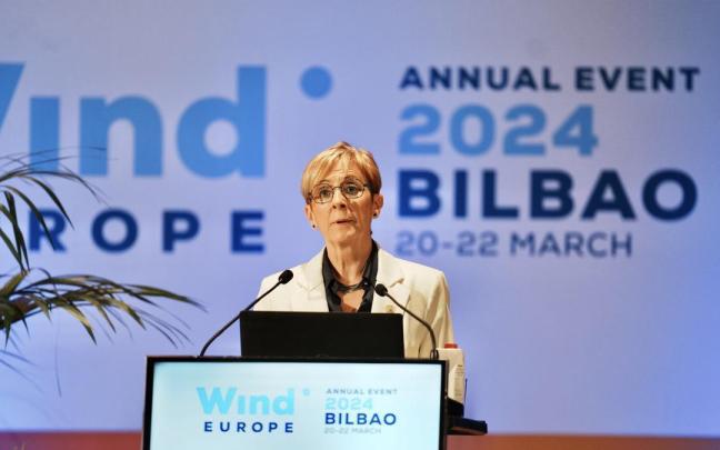 La consejera de Desarrollo Económico, Sostenibilidad y Medio Ambiente, Arantxa Tapia. / H.Bilbao La consejera de Desarrollo Económico, Sostenibilidad y Medio Ambiente, Arantxa Tapia.
