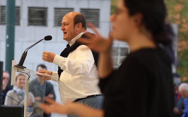 El presidente del EBB del PNV, Andoni Ortuzar