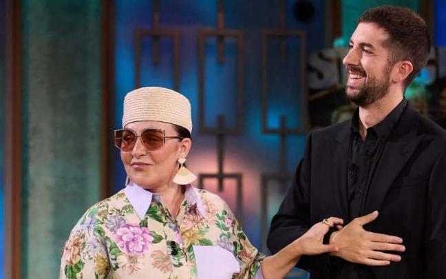 Candela Peña y David Broncano, en 'La Revuelta'