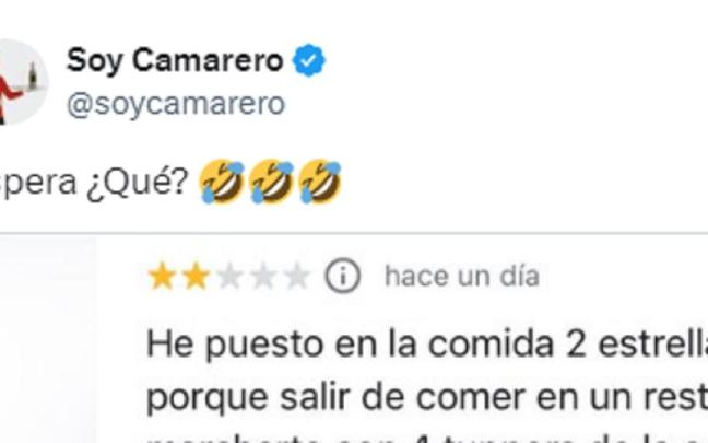 El comienzo del post. / X (@soycamarero) El comienzo del post.