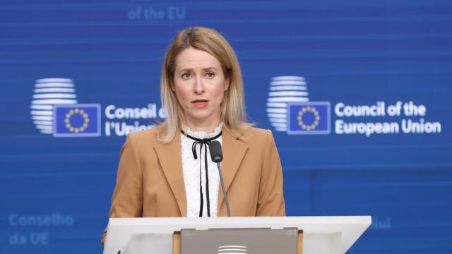 La Alta Representante de la UE para Política Exterior, Kaja Kallas