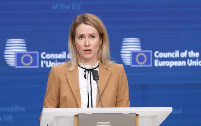 La Alta Representante de la UE para Política Exterior, Kaja Kallas