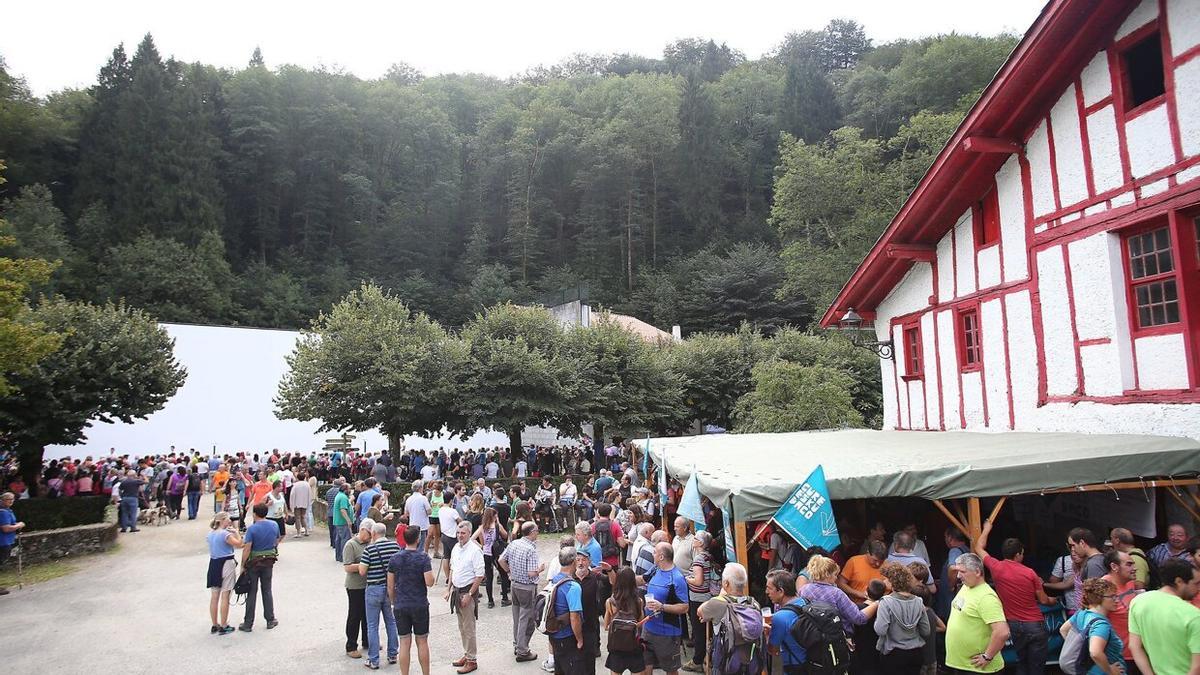 Fiesta de San Agustín en Artikutza.