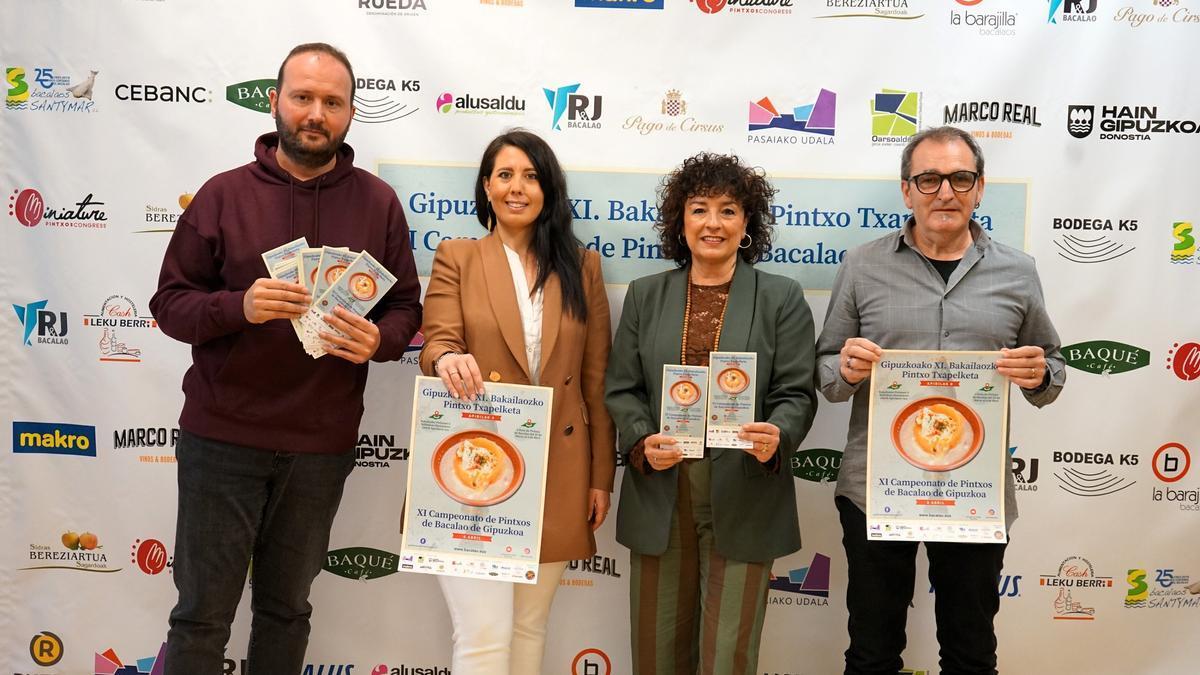 Presentación del campeonato de pintxos de bacalao