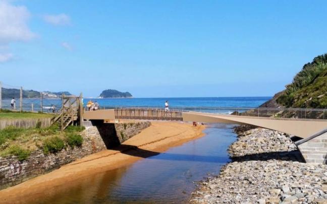 Pasarela de Iñurritza, finalista de los premios internacionales Footbridge Awards. / Zarauzko Udala Pasarela de Iñurritza, finalista de los premios internacionales Footbridge Awards.