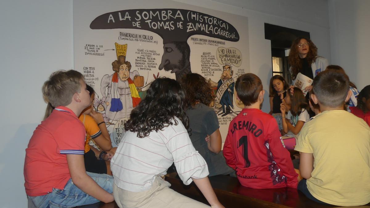 Actividad infantil organizada por el Museo Zumalakarregi.
