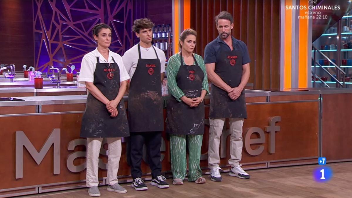Los clasificados para la gran final de 'MasterChef Celebrity 8', en la noche de ayer