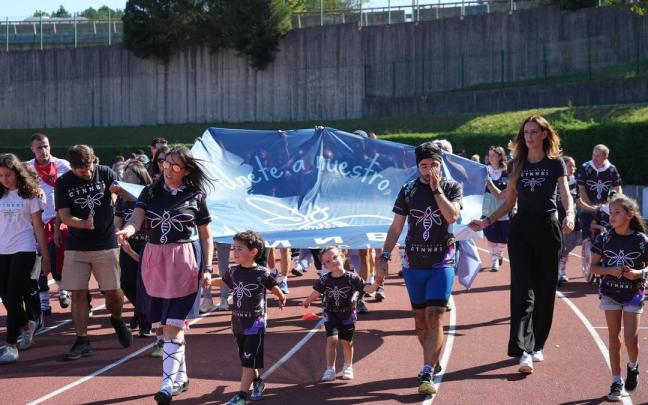 Basauri arropa a Yeray González en la final de su reto '12 maratones en 12 meses' por la asociación CNTTB1