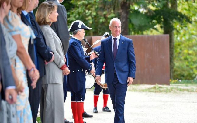 El lehendakari, Iñigo Urkullu, en el Consejo de Gobierno de Miramar del pasado martes.