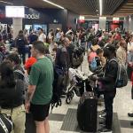 Colas en Bilbao Intermodal este viernes