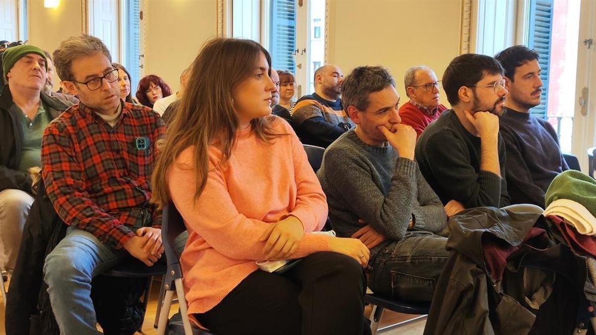 Encuentro celebrado en Santurtzi por Sumar Mugimendua, Ezker Anitza-IU y Berdeak Equo