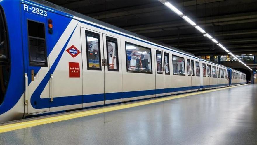 Tren de Metro de Madrid.