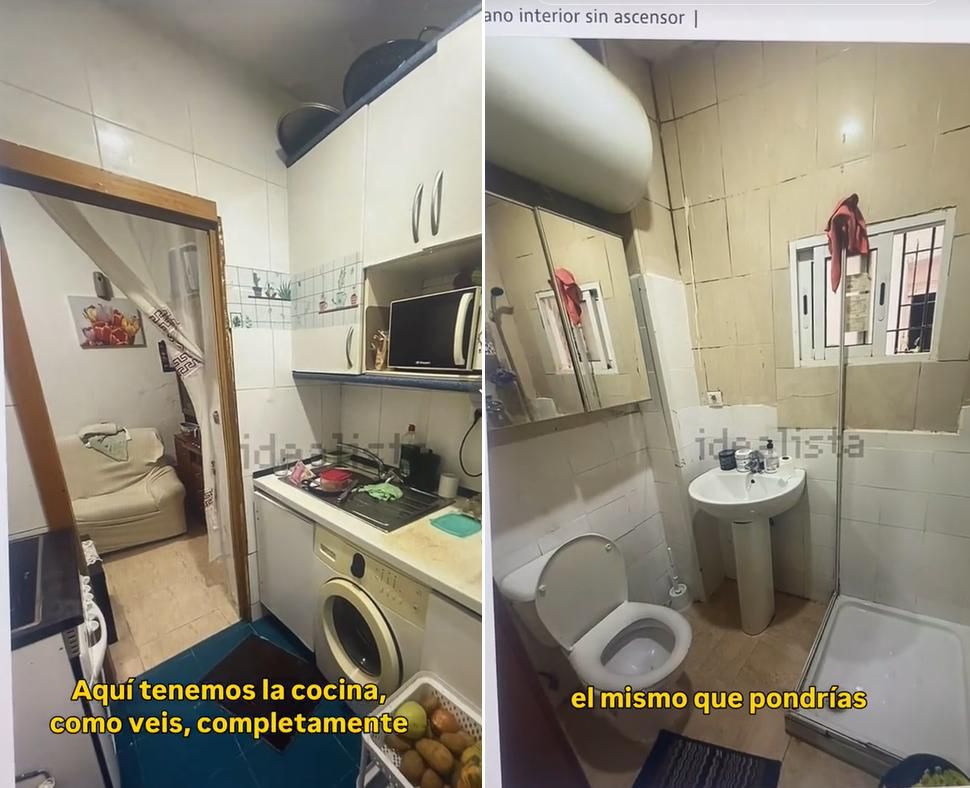 Las zonas de la cocina y el baño vienen totalmente equipadas.