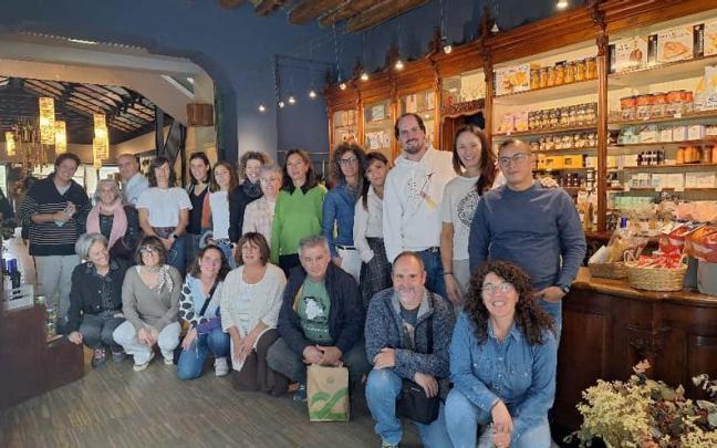 La expedición de Gorbeia durante la Visita técnica en Aragón