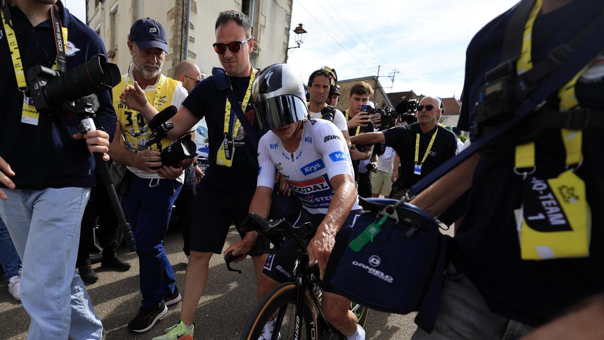 Remco Evenepoel, vencedor de la crono.