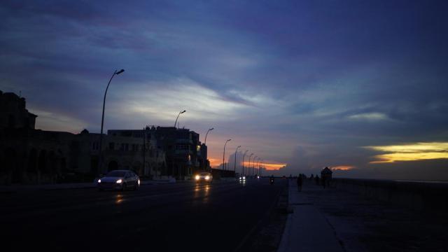 La Havana, en uno de los últimos apagones.