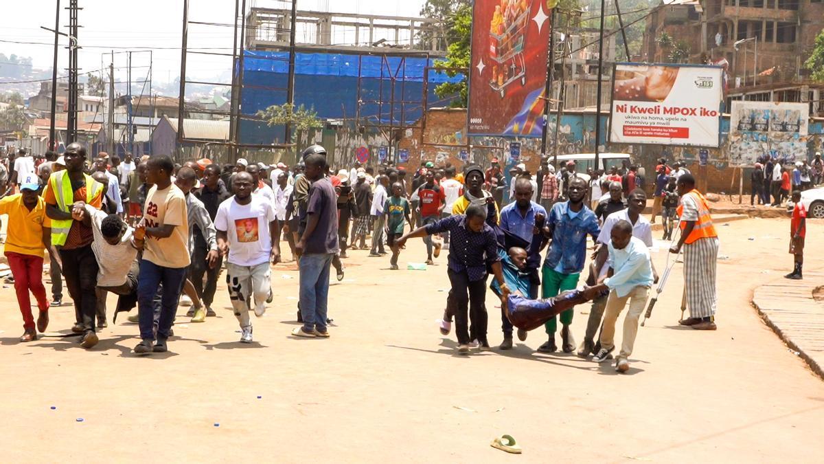 Imagen de archivo de un ataque en la RD Congo