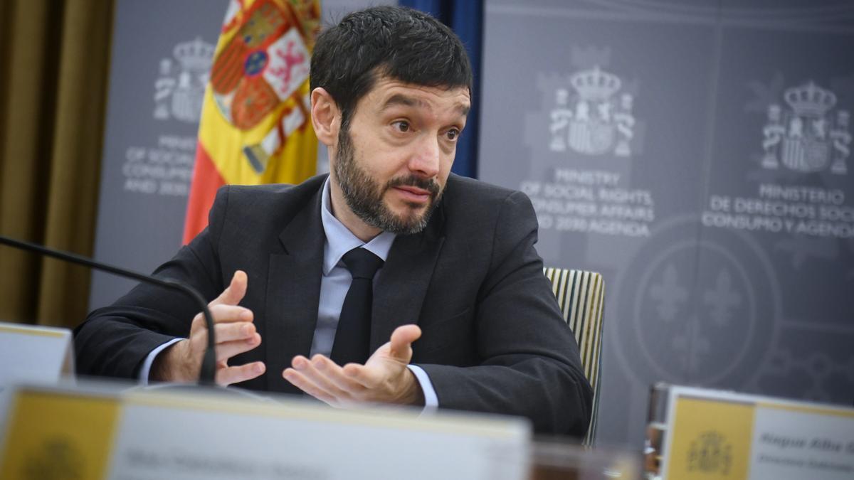 El ministro de Derecho Sociales, Consumo y Agenda 2030, Pablo Bustinduy