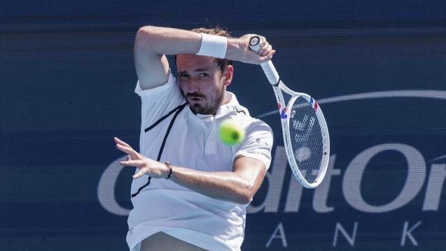 El ruso Daniil Medvedev, exnúmero 1 y actual número 5 del ranking mundial.