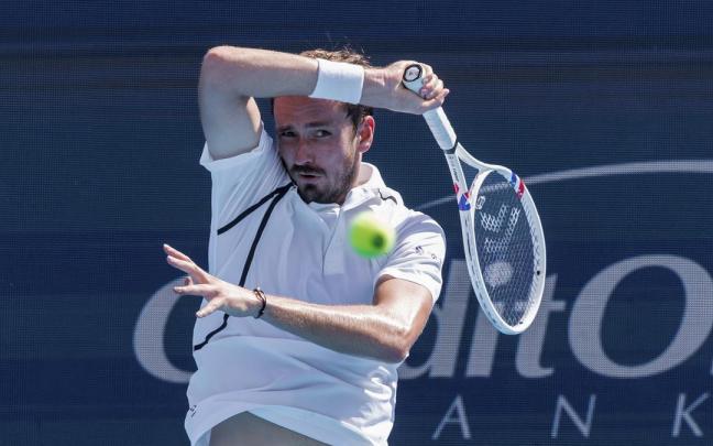 El ruso Daniil Medvedev, exnúmero 1 y actual número 5 del ranking mundial.