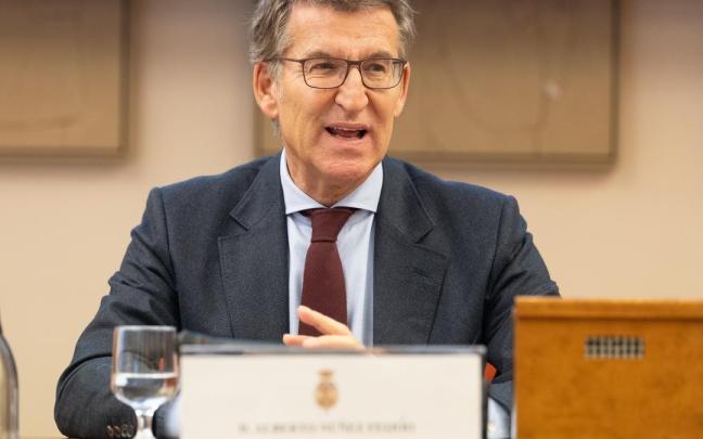 El presidente del PP, Alberto Núñez Feijóo.